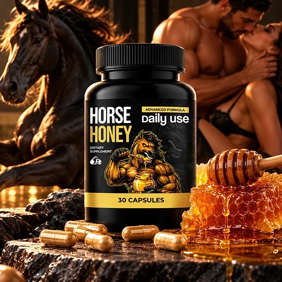 Horse Honey capsules bottle