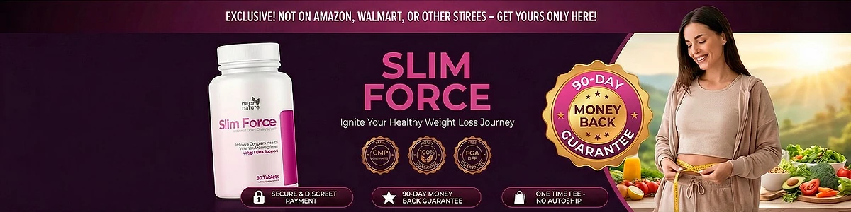 Slim Force money-back guarantee and quality badges
